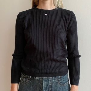 Courreges Logo Knit